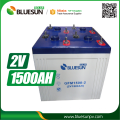 Bluesun deep cycle gel  battery 2V 1000Ah for 350w solar panel 300kw hybrid solar system